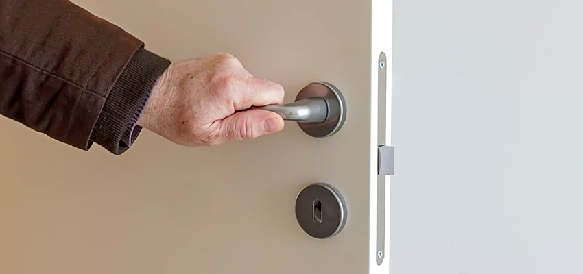 Restroom Locks Privacy Bolt Installation in Fortuna, California