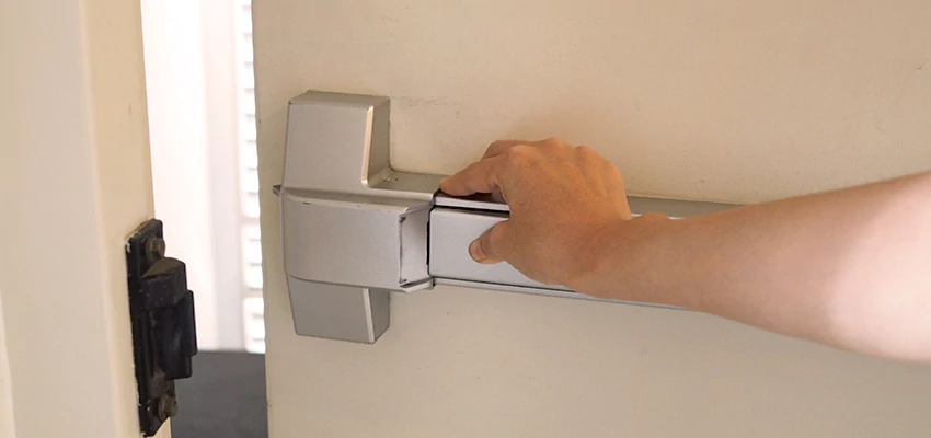 Roller Gate Panic Bar Installation in Fortuna, California